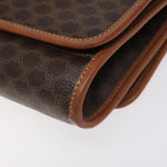 Celine Vintage Macadam Shoulder Bag Canvas and Leather - image 11
