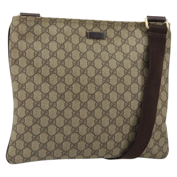 Gucci Zip Top Messenger Bag GG Coated Canvas Medium - image 1