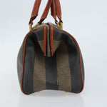 Fendi Vintage Pequin Convertible Boston Bag Coated Canvas Mini - image 4