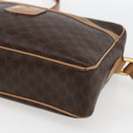 Celine Vintage Macadam Shoulder Bag Canvas and Leather - image 10