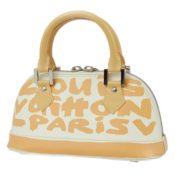Louis Vuitton Alma Handbag Limited Edition Graffiti Leather Horizontal