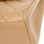 Chanel Vintage Top Handle Flap Bag Quilted Lambskin Small - image 7