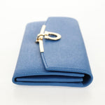 Salvatore Ferragamo Gancini Flap Continental Wallet Leather Long - image 4