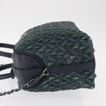 Chanel Convertible Chain Bowler Bag Woven Calfskin Small - image 4