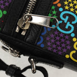 Gucci Front Zip Messenger Bag Psychedelic Print GG Coated Canvas Mini - image 20