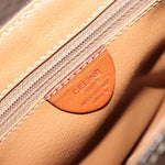Celine Vintage Macadam Shoulder Bag Canvas and Leather - image 6