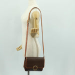 Celine Vintage Macadam Circle Logo Shoulder Bag Canvas and Leather - image 14