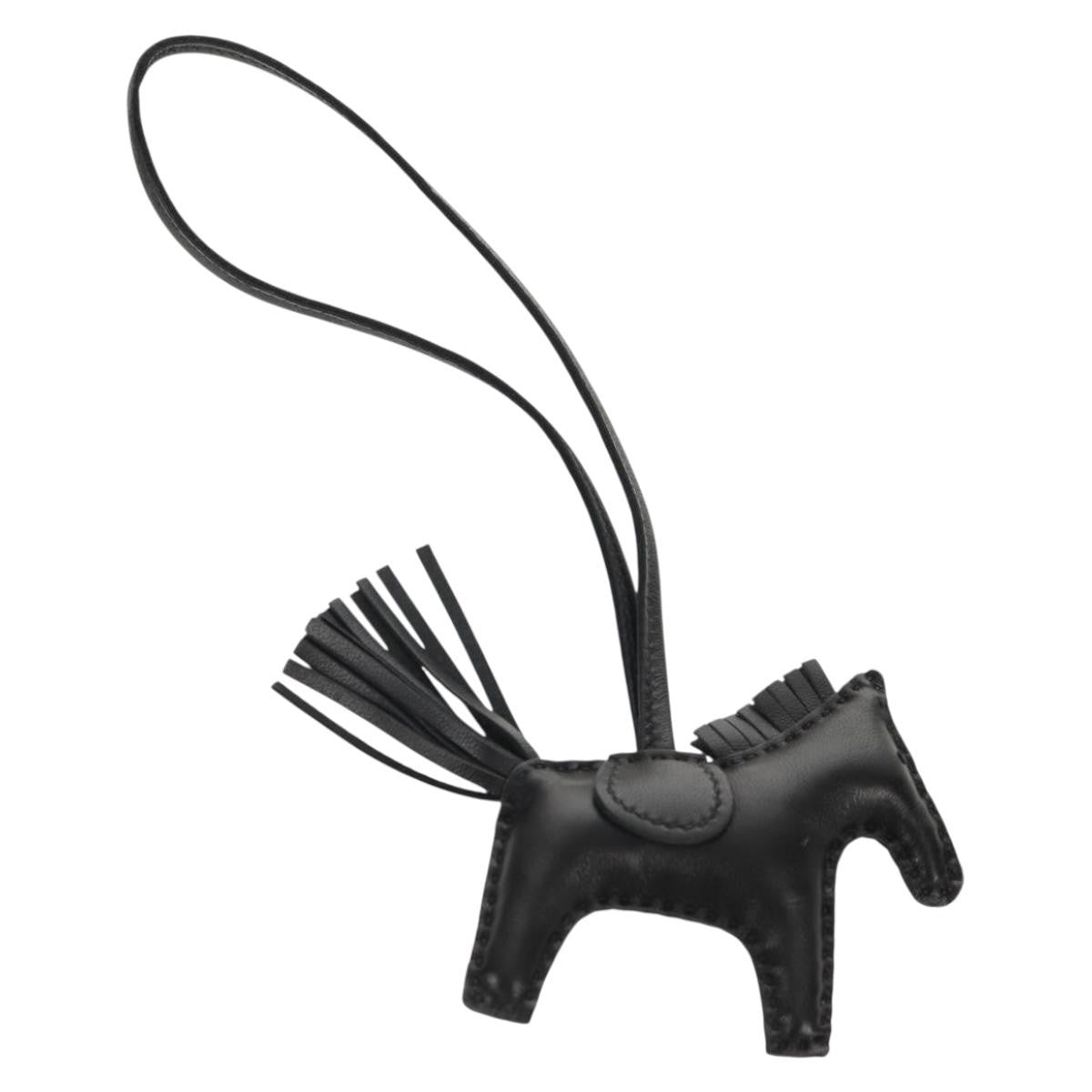 Hermes So Black GriGri Rodeo Bag Charm Leather PM - image 1