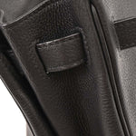 Hermes Kelly Handbag Black Togo with Gold Hardware 32 - image 7