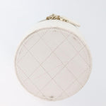 Chanel CC Round Vanity Case with Chain Quilted Lambskin Mini - image 18