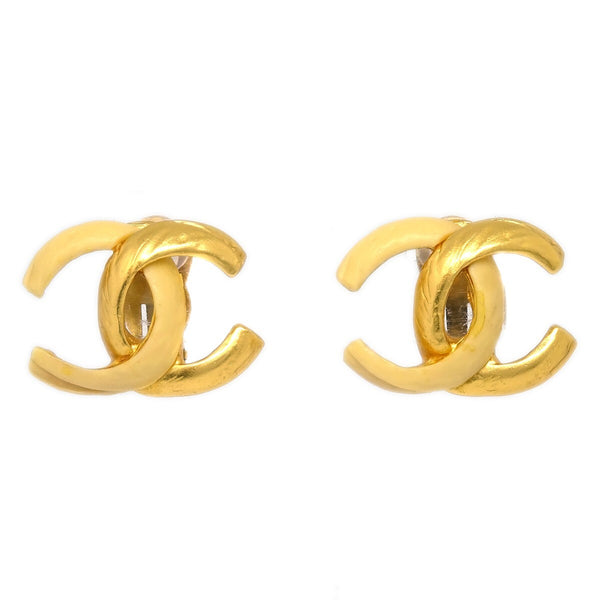 Chanel CC Clip-On Earrings Metal - image 1