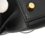 Hermes Kelly Handbag Black Ardennes with Gold Hardware 32 - image 8