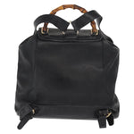 Gucci Vintage Bamboo Backpack Leather - image 2