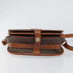Celine Vintage Macadam Shoulder Bag Canvas and Leather - image 14
