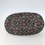 Chanel Optic Coco Bowler Bag Printed Coated Canvas with Caviar Medium - image 16