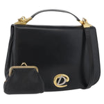 Christian Dior Vintage CD Logo Shoulder Bag Leather - image 14