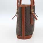 Celine Vintage Macadam Handbag Canvas and Leather - image 4