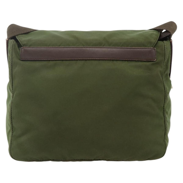 Prada Buckle Messenger Bag Tessuto Small