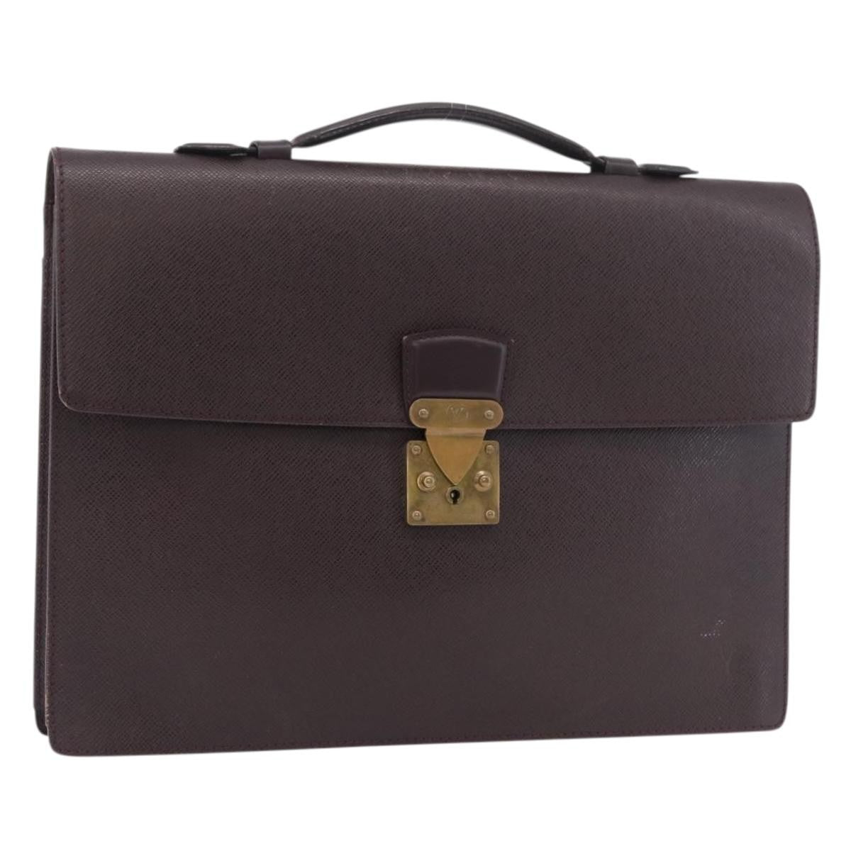 Louis Vuitton Serviette Kourad Briefcase Taiga Leather - image 1