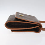 Celine Vintage Macadam Shoulder Bag Canvas and Leather - image 3