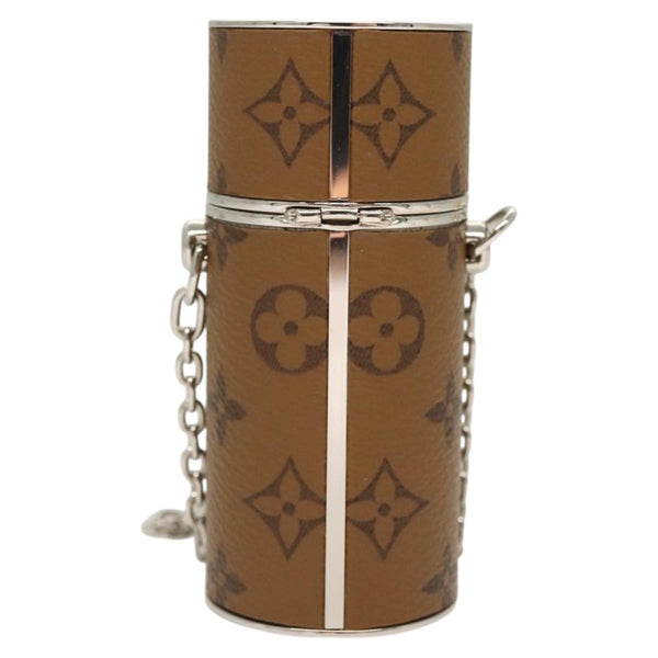 Louis Vuitton Lipstick Case on Chain Reverse Monogram Canvas