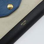 Celine Pocket Envelope Wallet on Chain Leather Medium - image 6