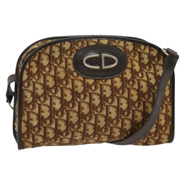 Christian Dior Vintage Trotter Shoulder Bag Canvas - image 1
