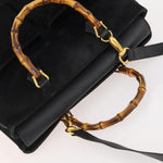 Gucci Bamboo tote bag Suede - image 16