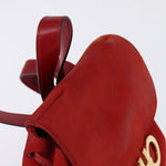 Salvatore Ferragamo Gancini Flap Drawstring Backpack Leather Mini - image 7