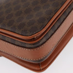 Celine Vintage Macadam Shoulder Bag Canvas and Leather - image 11