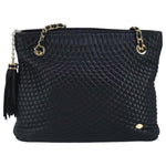 Bally Vintage Chain Shoulder Bag Quilted Leather - image 19