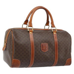 Celine Vintage Duffle Bag Canvas and Leather - image 17