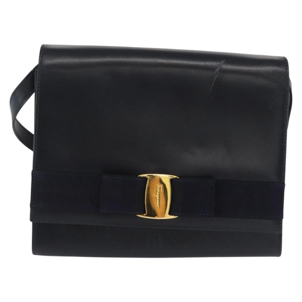 Salvatore Ferragamo Vala Shoulder Bag Leather - image 1