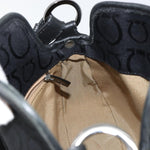 Salvatore Ferragamo Gancini Shoulder Bag Canvas - image 18