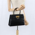 Salvatore Ferragamo Gancini Convertible Top Handle Bag Leather Mini - image 14