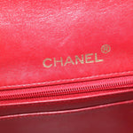 Chanel Vintage Square Chain Handle Flap Bag Quilted Lambskin Mini - image 6