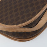 Celine Vintage Macadam Shoulder Bag Canvas and Leather - image 11