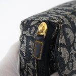 Christian Dior Saddle Zip Pouch Diorissimo Canvas - image 11