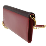 Celine C Wallet on Chain Leather - image 4