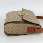 Celine Vintage Macadam Circle Logo Shoulder Bag Canvas and Leather - image 4