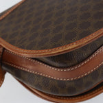Celine Vintage Macadam Shoulder Bag Canvas and Leather - image 12
