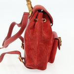 Gucci Gucci bamboo backpack daim mini - image 3