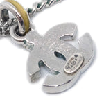Chanel Vintage CC Pendent Necklace Plated Metal - image 4