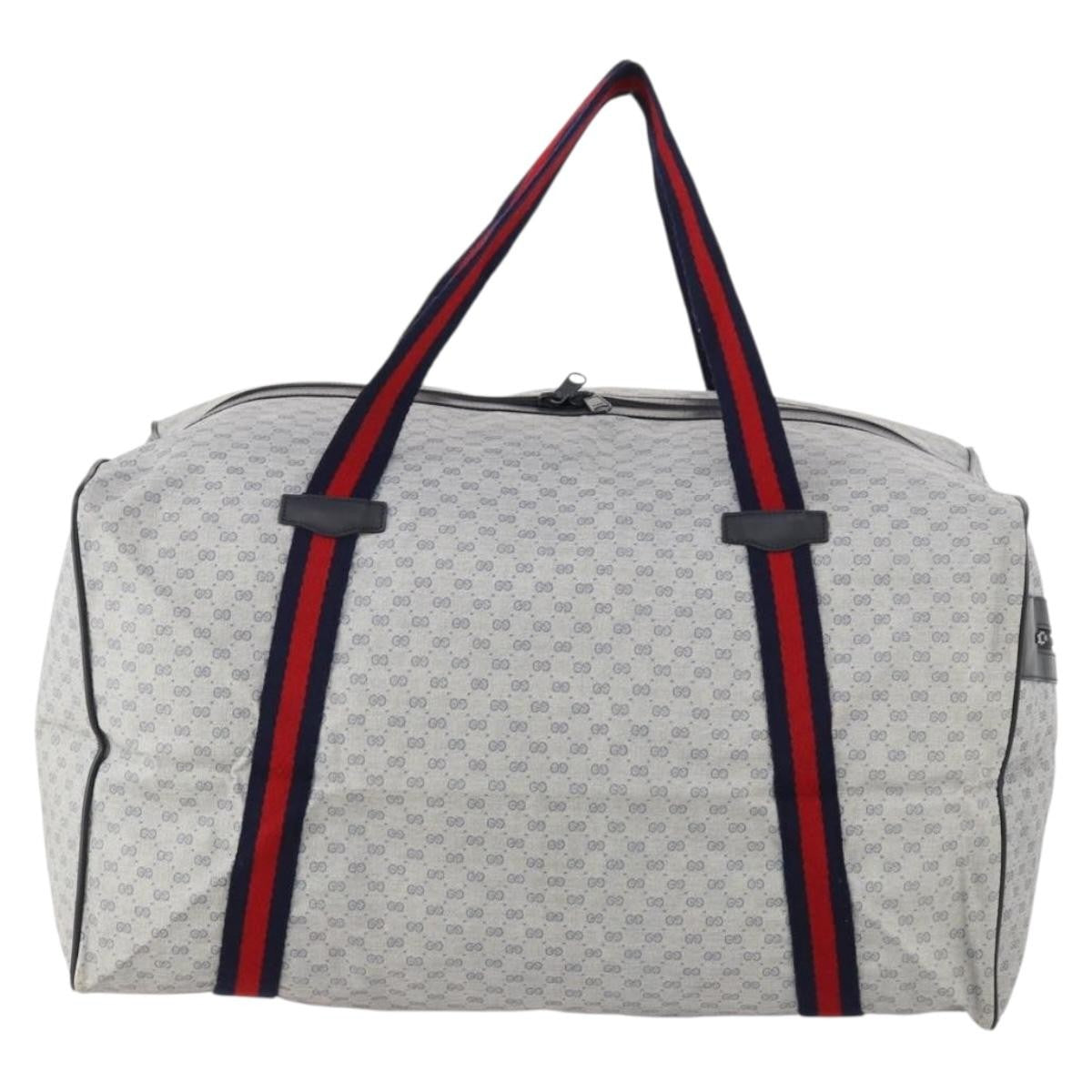 Gucci Web Trim Weekend Duffle Bag GG Coated Canvas Medium - image 1