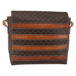 Celine Vintage Macadam Shoulder Bag Canvas and Leather - image 2