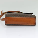 Celine Vintage Macadam Circle Logo Shoulder Bag Canvas and Leather - image 16