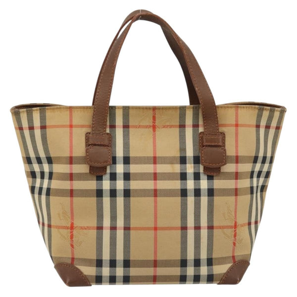 Burberry Nova Check Tote canvas check pattern Small