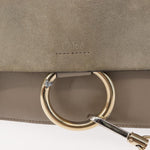 Chloe Faye Shoulder Bag Leather and Suede Small - image 13