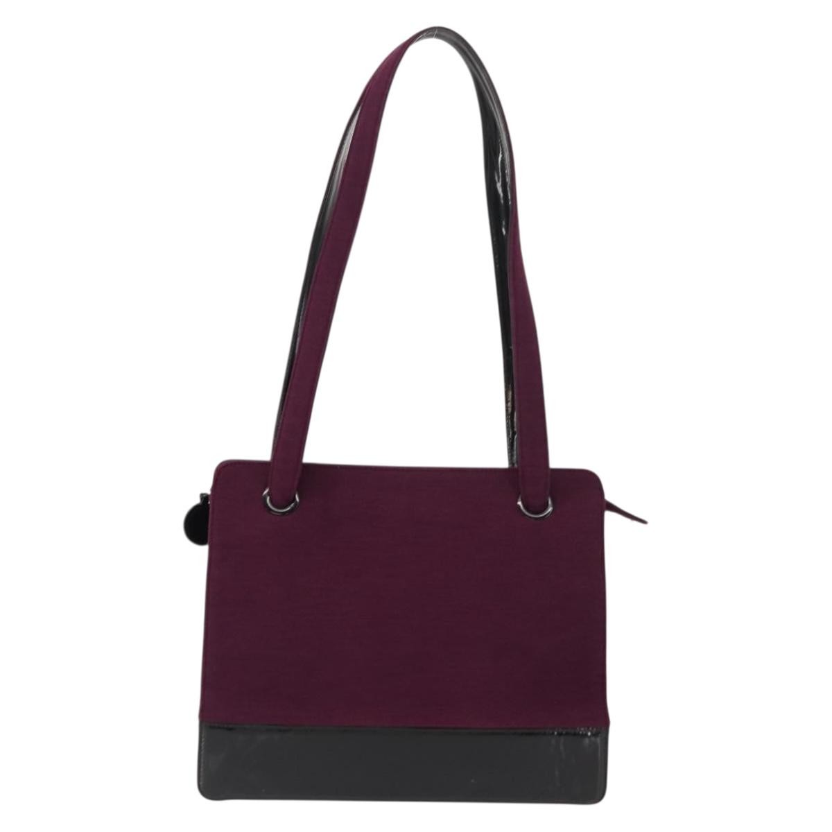 Chanel Vintage Logo Tote Cotton - image 1