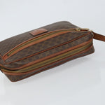 Celine Vintage Macadam Shoulder Bag Canvas and Leather - image 14
